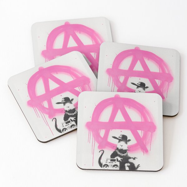 Item preview, BANKSY - Gangster Rat Anarchy Sign Graffiti Spray Paint - 2006 designed and sold by WE-ARE-BANKSY.