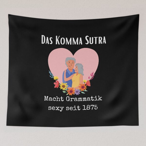 Artikelvorschau, Das Komma Sutra Macht Grammatik sexy seit 1875 entworfen und verkauft von Two Left Hands Design.