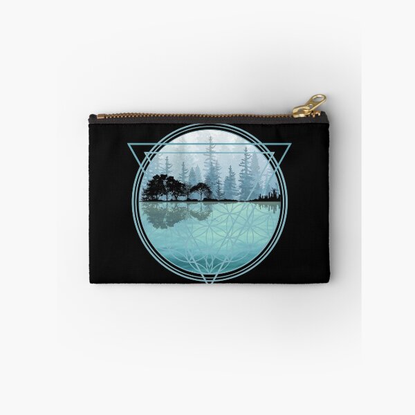 Item preview, Nature Guitar - Forest & Ocean Geometric Blues designed and sold by maryedenoa.