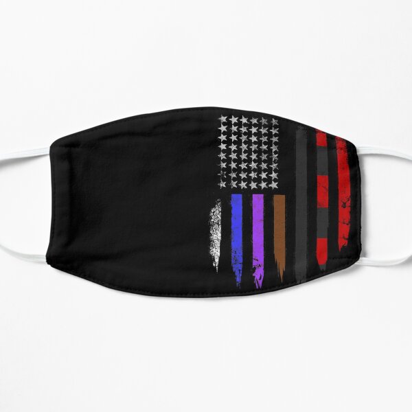 BJJ Jiu Jitsu Mask, Jiu-Jitsu Face Mask, BJJ Brazilian Jiu Jitsu flag Face Mask, Washable Face Flat Mask