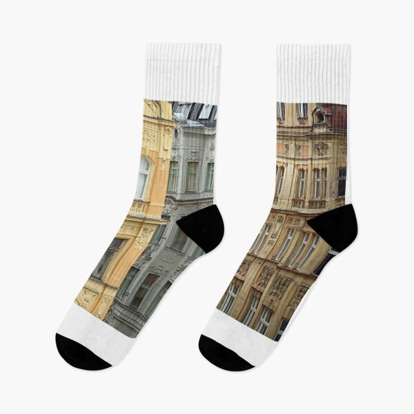 Item preview, Old buildings windows in Jewish quarter Prague Czech Republic designed and sold by goceris.