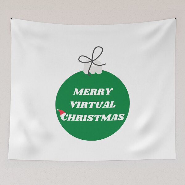 Item preview, MERRY VIRTUAL CHRISTMAS Bauble designed and sold by SvBDesigns.