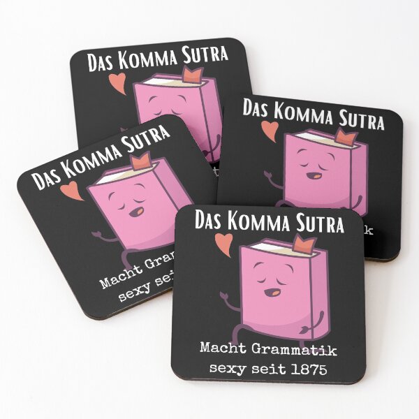 Item preview, Das Komma Sutra Macht Grammatik sexy seit 1875 designed and sold by Two Left Hands Design.
