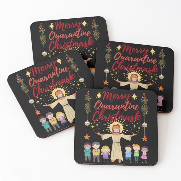 Item preview,  MERRY QUARANTINE CHRISTMASK Autumn Fall Winter Christmas Holiday Design designed and sold by LevelUpMerch.