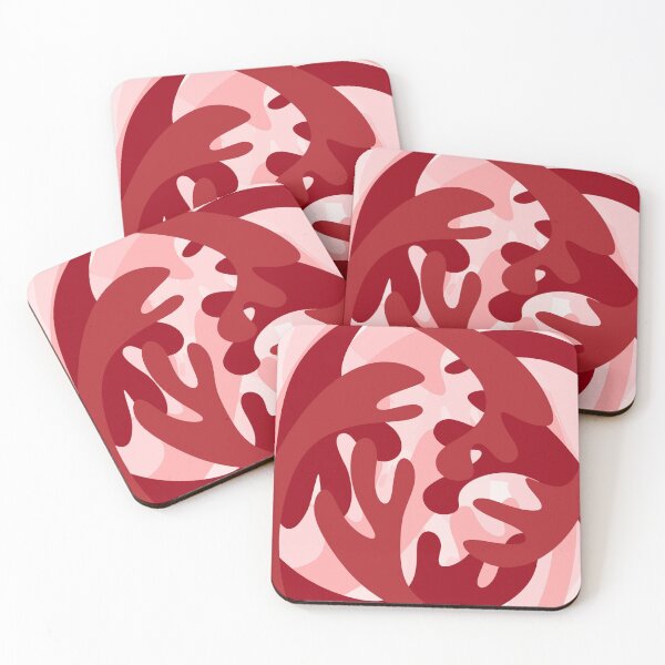 Item preview, Red Swirl Abstract Blob Paint designed and sold by FriendsList.