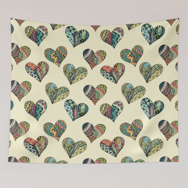 Item preview, Preppy Hipster Peace Hippy Chic Colorful Love Heart designed and sold by IamTrending.