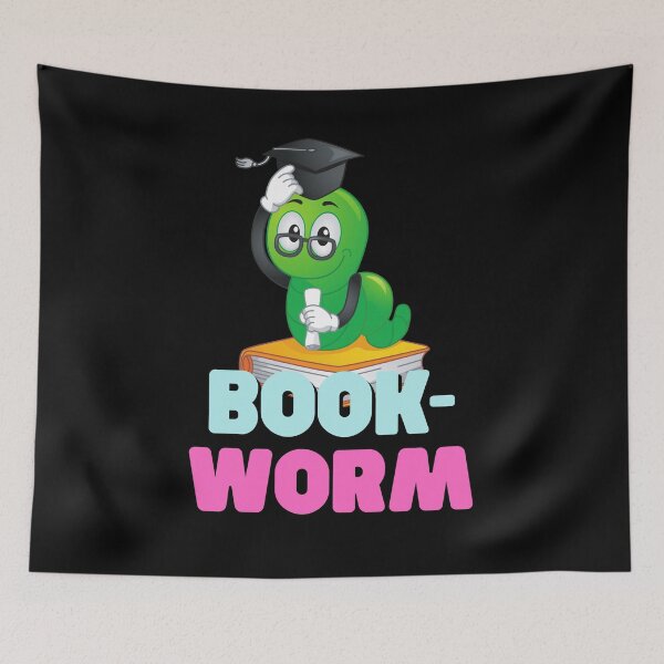 Item preview, Green Worm On Books - Book-Worm designed and sold by Two Left Hands Design.