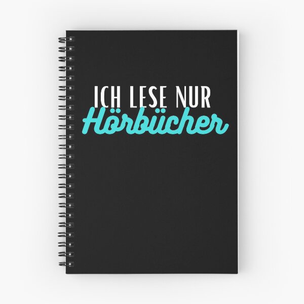 Item preview, Fun Saying Ich lese nur Hörbücher Audiobook designed and sold by Two Left Hands Design.