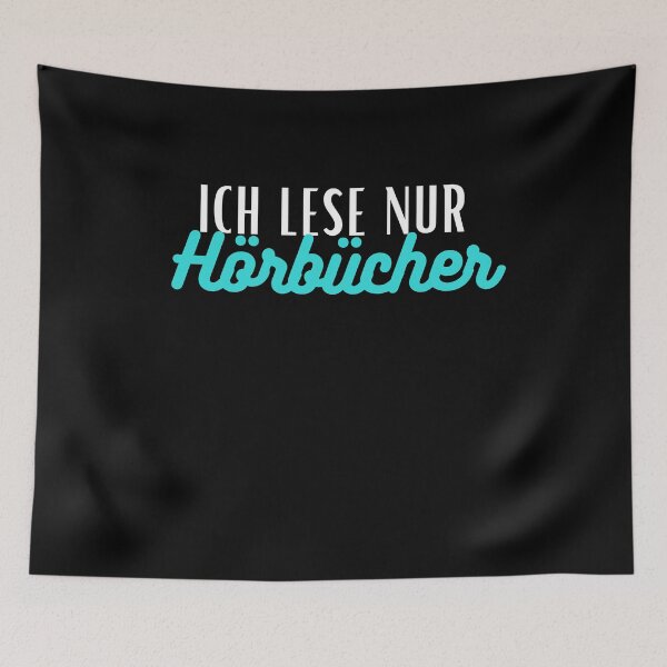 Item preview, Fun Saying Ich lese nur Hörbücher Audiobook designed and sold by Two Left Hands Design.
