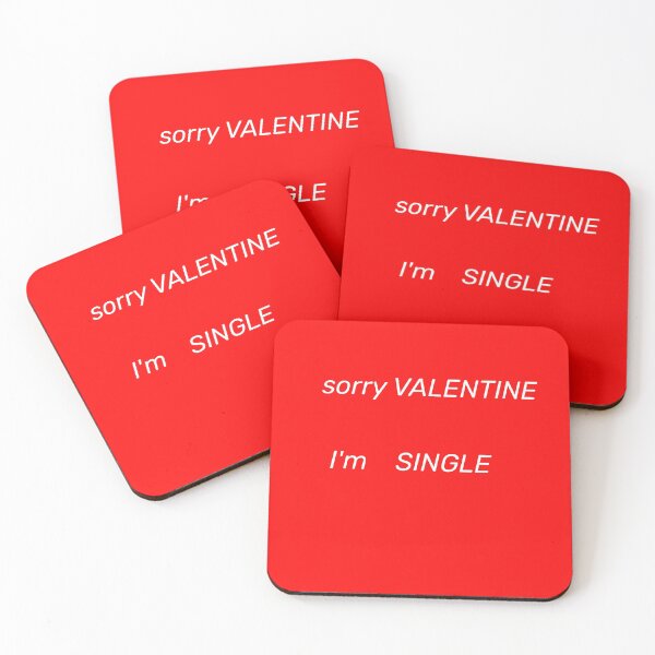 Item preview, sorry valentine i'm single  designed and sold by BAFtime.