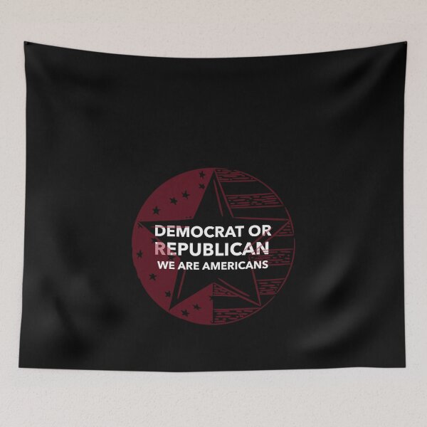 Item preview, Democrat or Republican - All Americans designed and sold by Beyond Words.