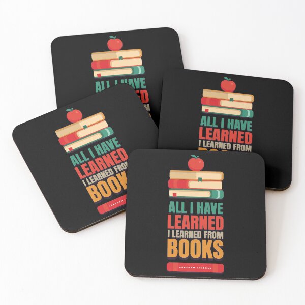 Item preview, All I Have Learned I Learned From Books Lincoln designed and sold by Two Left Hands Design.