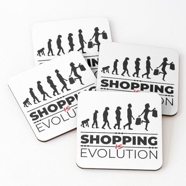 Item preview, Shopping is evolution Femme - Message Humor Parodie designed and sold by rubislys.
