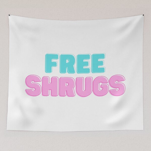 Item preview, Free Shrugs Funny Gift designed and sold by Nathalie Aynié.