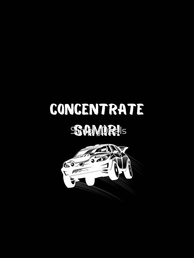 Thumbnail 4 of 4, iPhone Case, Concentrate Samir! / Funny Rally Racing Design designed and sold by SimplyDeals.