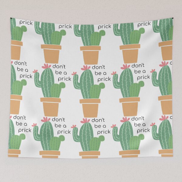 Item preview, don't be a prick cactus pot plant designed and sold by vanessanguuyen.