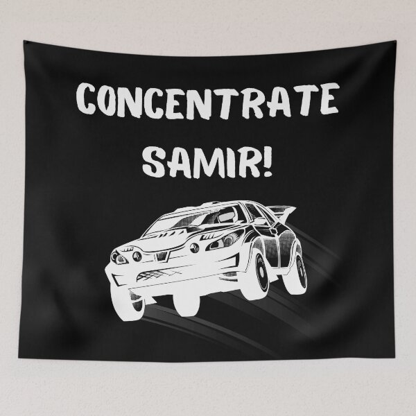 Item preview, Concentrate Samir! / Funny Rally Racing Design designed and sold by SimplyDeals.