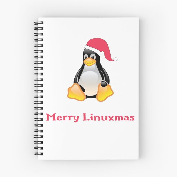 Item preview, Merry linuxmas - merry christmas penguin designed and sold by Indite.