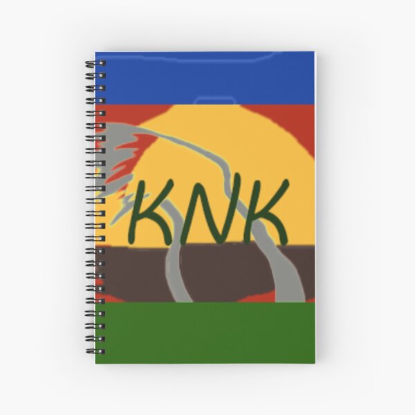 drapeau knk cagou Cahier à spirale