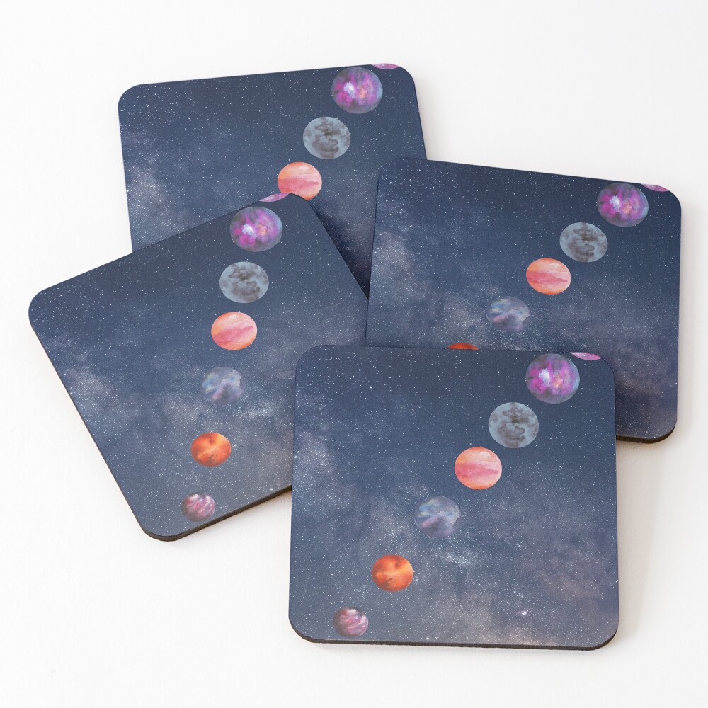 Item preview, Coasters (Set of 4) designed and sold by CosmicBee.