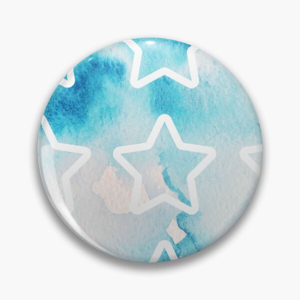 Item preview, Blue watercolor background - white stars  designed and sold by wiwiart.