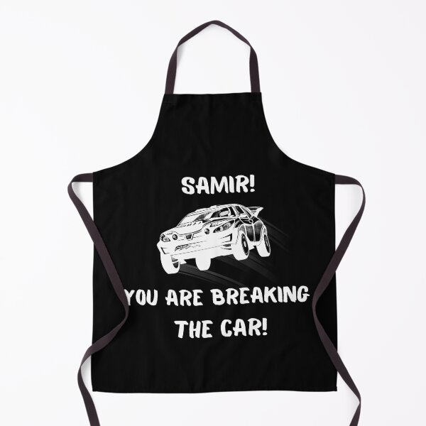 Item preview, Samir! You are breaking the car! / Funny Rally Racing Design designed and sold by SimplyDeals.