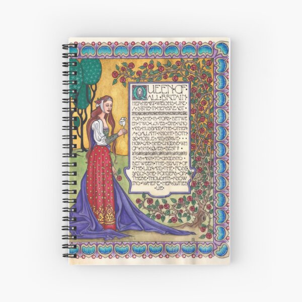 Guinevere Notebook Spiral Notebook