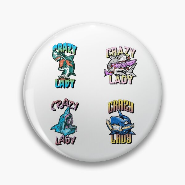 Item preview, Crazy Shark Lady designed and sold by JaunzemsR.