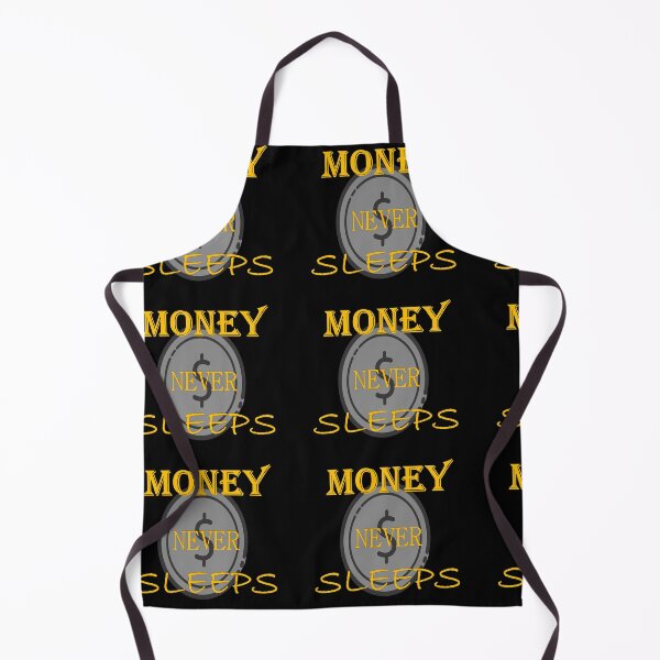 Item preview, MONEY NEVER SLEEPS GIFTS CLOCK ! FUNNY CLOCK ! designed and sold by Dahani-mo.