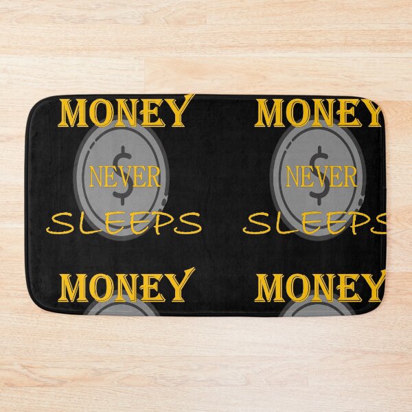 Item preview, MONEY NEVER SLEEPS GIFTS CLOCK ! FUNNY CLOCK ! designed and sold by Dahani-mo.