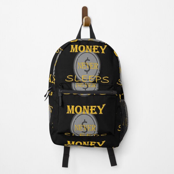 Item preview, MONEY NEVER SLEEPS GIFTS CLOCK ! FUNNY CLOCK ! designed and sold by Dahani-mo.
