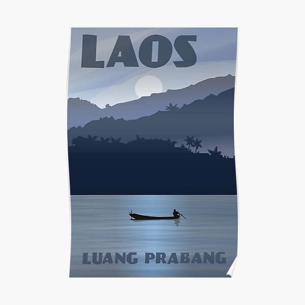Laos Luang Prabang Poster Poster