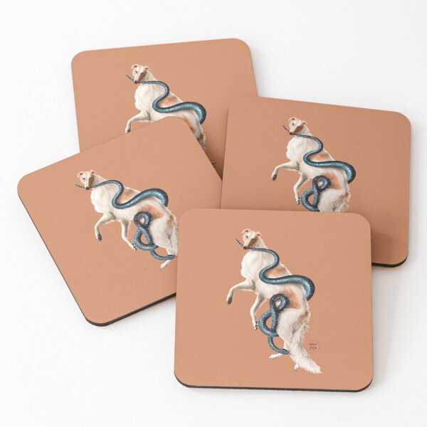 Item preview, Borzoi & Snake designed and sold by VEROfojt.
