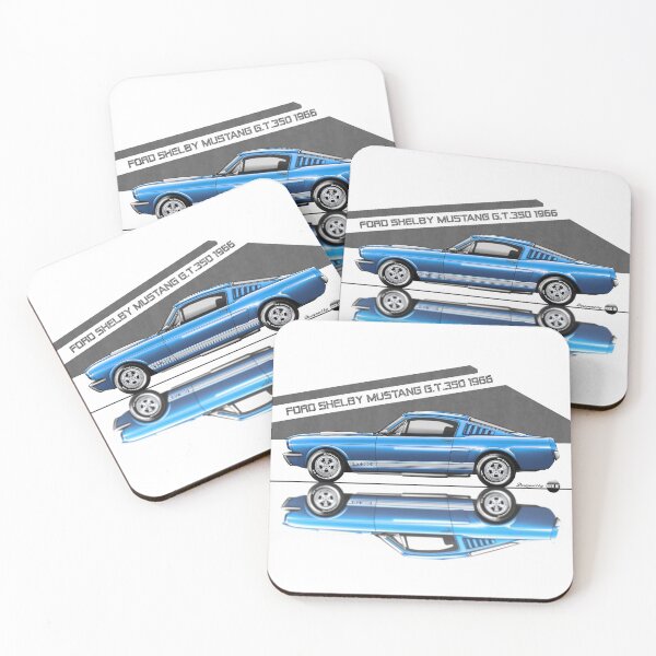 Item preview, Ford Mustang GT350 Sapphire Blue / White Le Mans Stripes designed and sold by Azaziel.