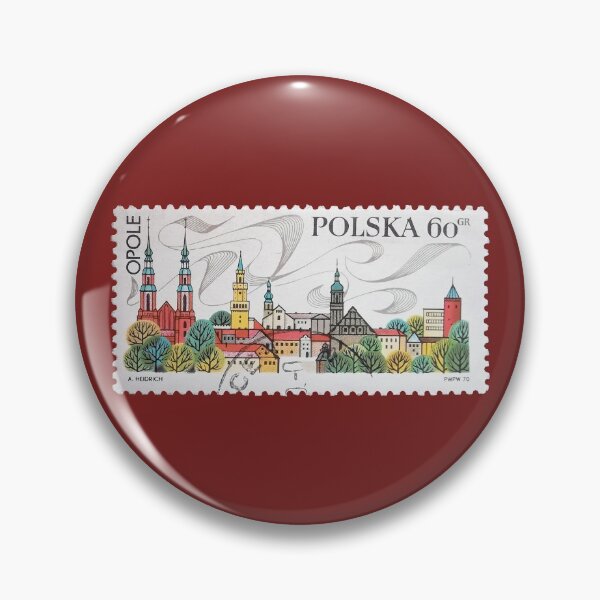 Item preview, Poland Opole Vintage Stamp designed and sold by StampCollection.