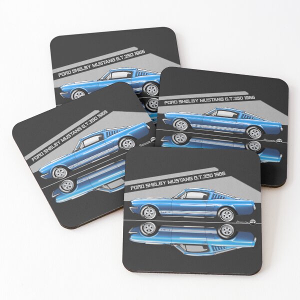 Item preview, Ford Mustang GT350 Sapphire Blue / White Le Mans Stripes designed and sold by Azaziel.