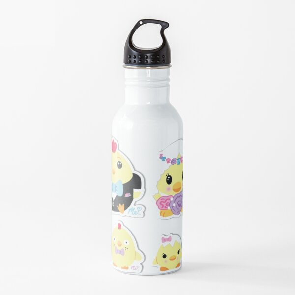 Moriah Elizabeth chicken family sticker pack Water Bottle