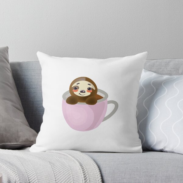Item preview, Cute good natured sloth peeking out of a cup of coffee. designed and sold by TanaLuna.