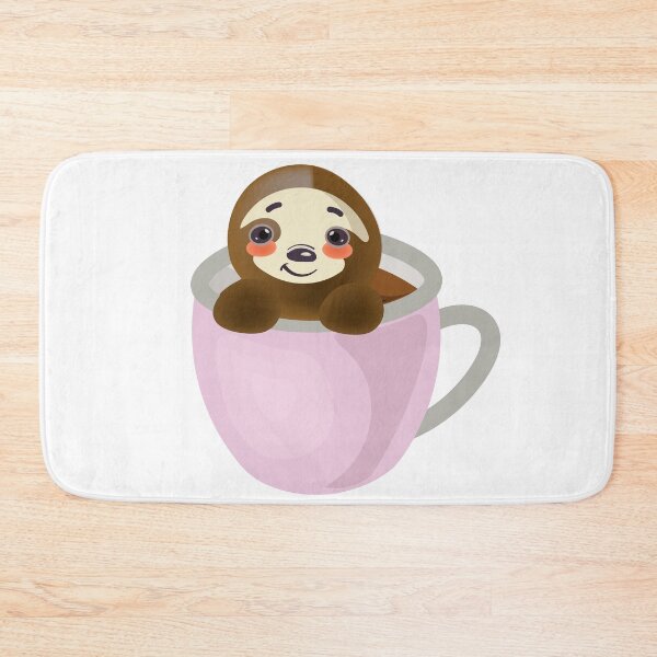 Item preview, Cute good natured sloth peeking out of a cup of coffee. designed and sold by TanaLuna.