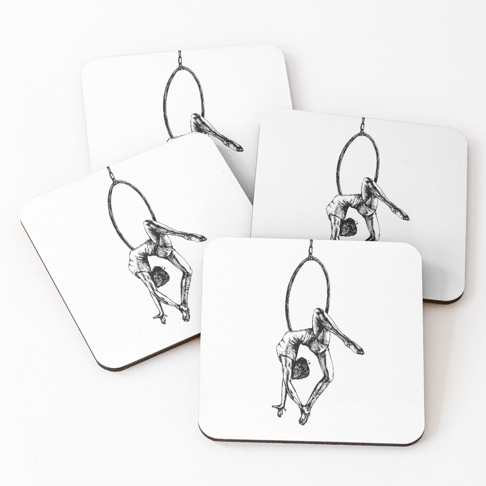 Item preview, Coasters (Set of 4) designed and sold by InkyArtStudio.