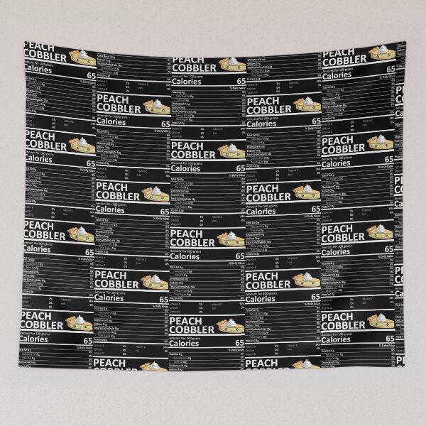 Item preview, Peach Cobbler Nutritional Value Funny Festive Holiday designed and sold by fatamyfan1.