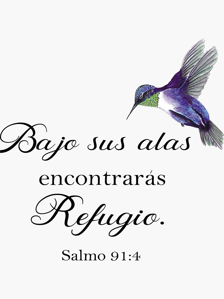 Salmo 91 En Espanol Wall Decor - Psalm 91 Cuadro - Christian Wall