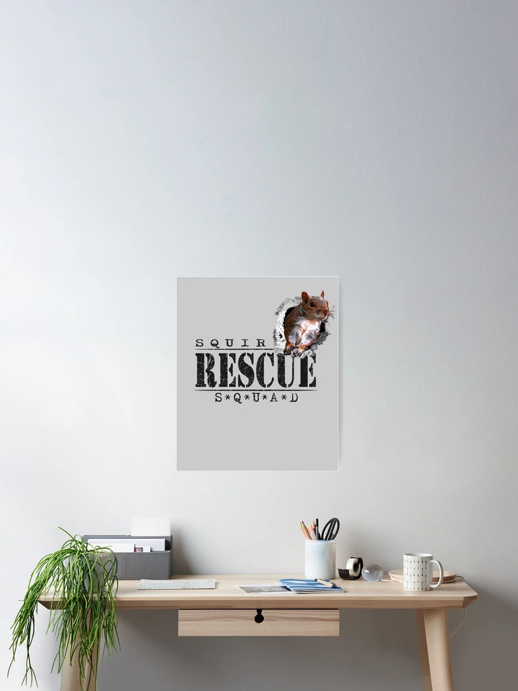 Thumbnail 2 of 3, Poster, Squirrel Rescue designed and sold by RiffXS.