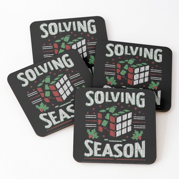 Item preview, Solving Season - Christmas Speedcubing designed and sold by swiftcubing.