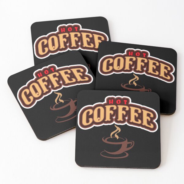 Item preview, HOT Coffee with Cup Logo designed and sold by TheVine.