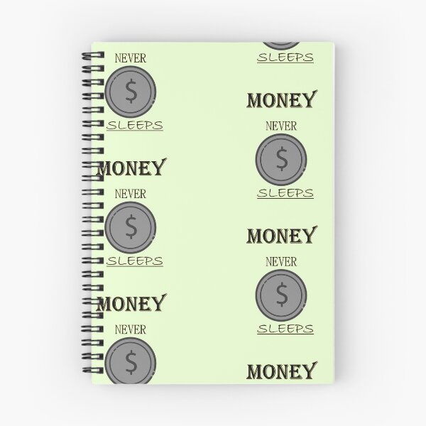 Item preview, MONEY : MONEY NEVER SLEEPS GIFTS FLOOR PILLOWS ! FUNNY FLOOR PILLOWS !  designed and sold by Dahani-mo.