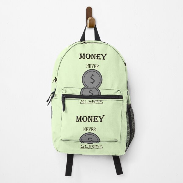 Item preview, MONEY : MONEY NEVER SLEEPS GIFTS FLOOR PILLOWS ! FUNNY FLOOR PILLOWS ! designed and sold by Dahani-mo.