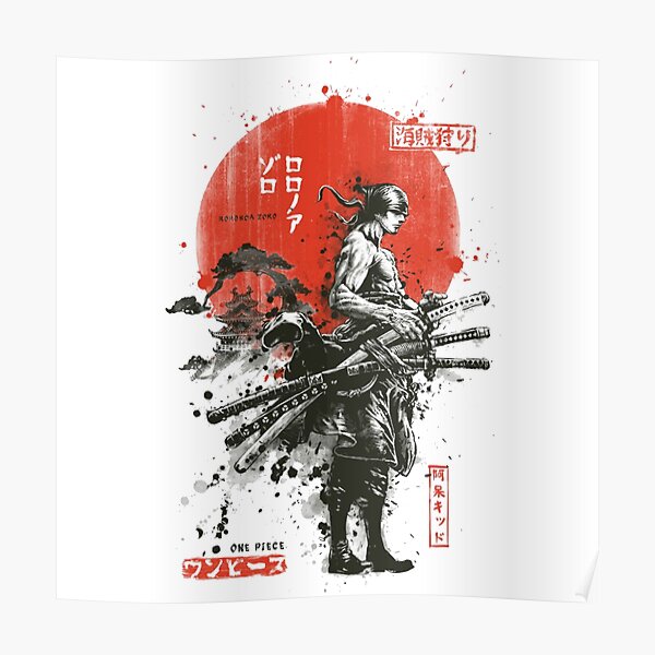 Zoro (Wano kuni samurai) Poster