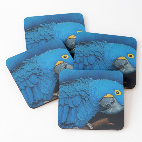 Item preview, Blue Hyacinth Macaw Portrait designed and sold by Debra Dickson.