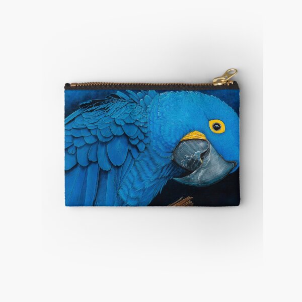 Item preview, Blue Hyacinth Macaw Portrait designed and sold by Debra Dickson.